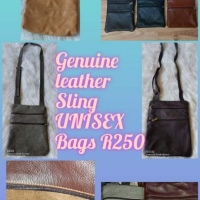 Genuine Leather Sling 2 Zip